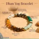 Dhan Yog Bracelet | Attracts Wealth & Financial Prosperity | Pyrite, Citrine, & Aventurine bracelet | Astrology Dhanyog Bracelet for Men & Women | Certificate of Authenticity